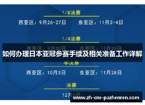 如何办理日本亚冠参赛手续及相关准备工作详解 如何办理日本亚冠参赛手续及相关准备工作详解