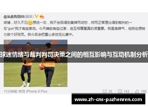 球迷情绪与裁判判罚决策之间的相互影响与互动机制分析 球迷情绪与裁判判罚决策之间的相互影响与互动机制分析